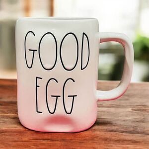 RAE DUNN GOOD EGG BAD EGG COFFEE MUG